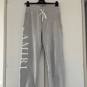 AMIRI Logo Grey Sweatpants